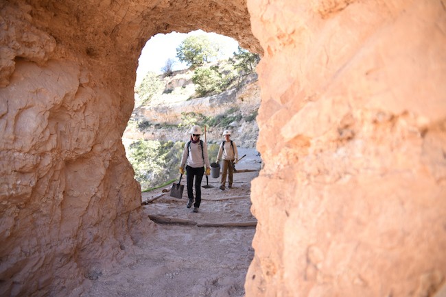 Trail Maintenance on Bright Angel Trail | Grand Canyon National Park