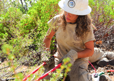 Young Lady Working in the YCCP Program