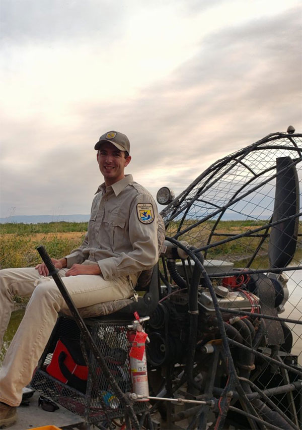 Steven Jenson - EPIC Crew Member Riding Air Boat