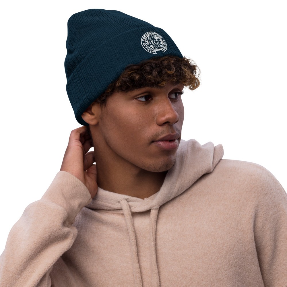 Conservation　Experience　Recycled　beanie　cuffed　American