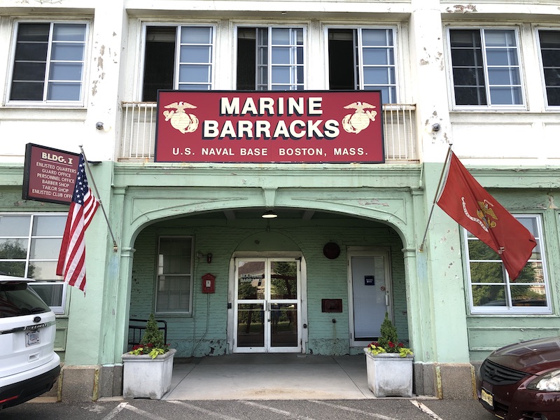 Marine Barracks (Bldg. 1) located within Boston National Historical Park