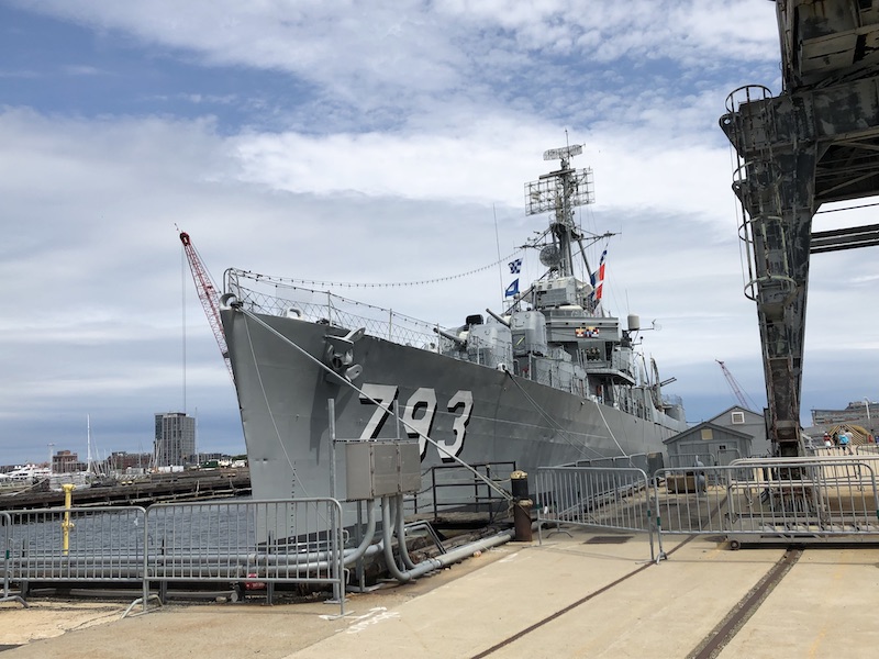 USS CASSIN YOUNG docked at Pier 1