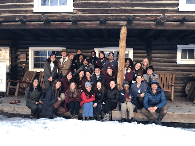 Deja Charles & Evan Williams: Group Photo On Porch of House