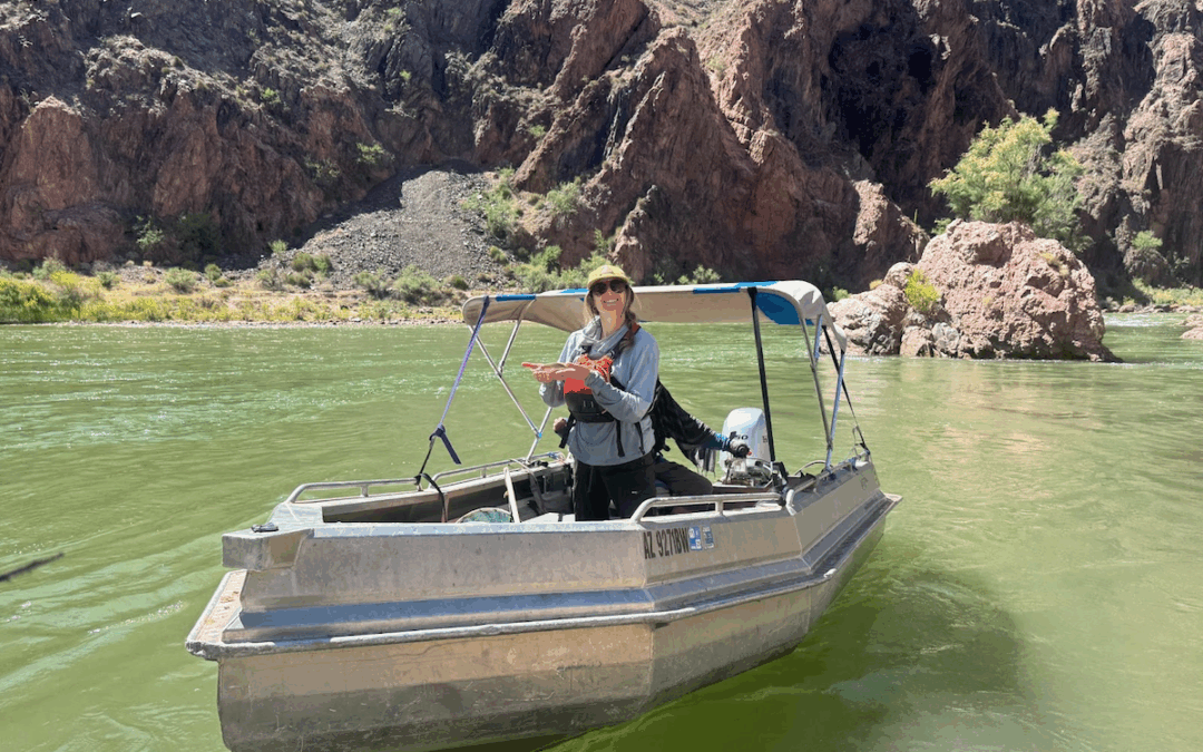 ACE member in boat