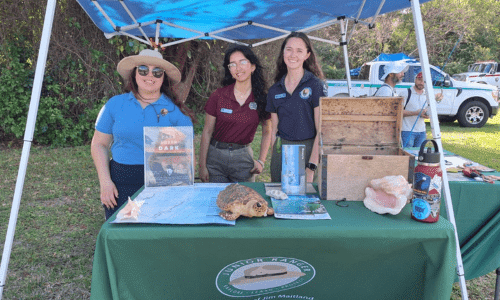 EPIC interns tabling an event
