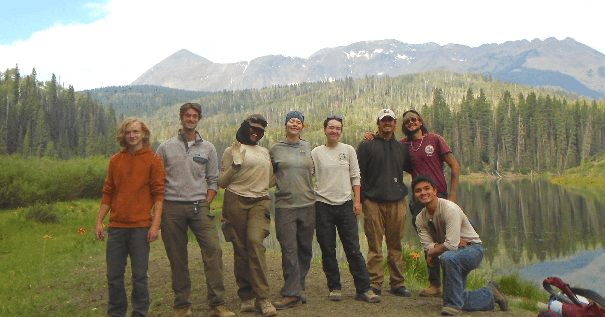 ACE Crew group in the field