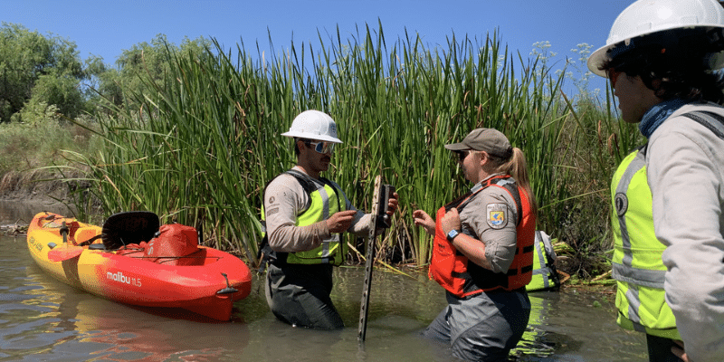 More than a trail article image 2 EPIC member working with FWS staff
